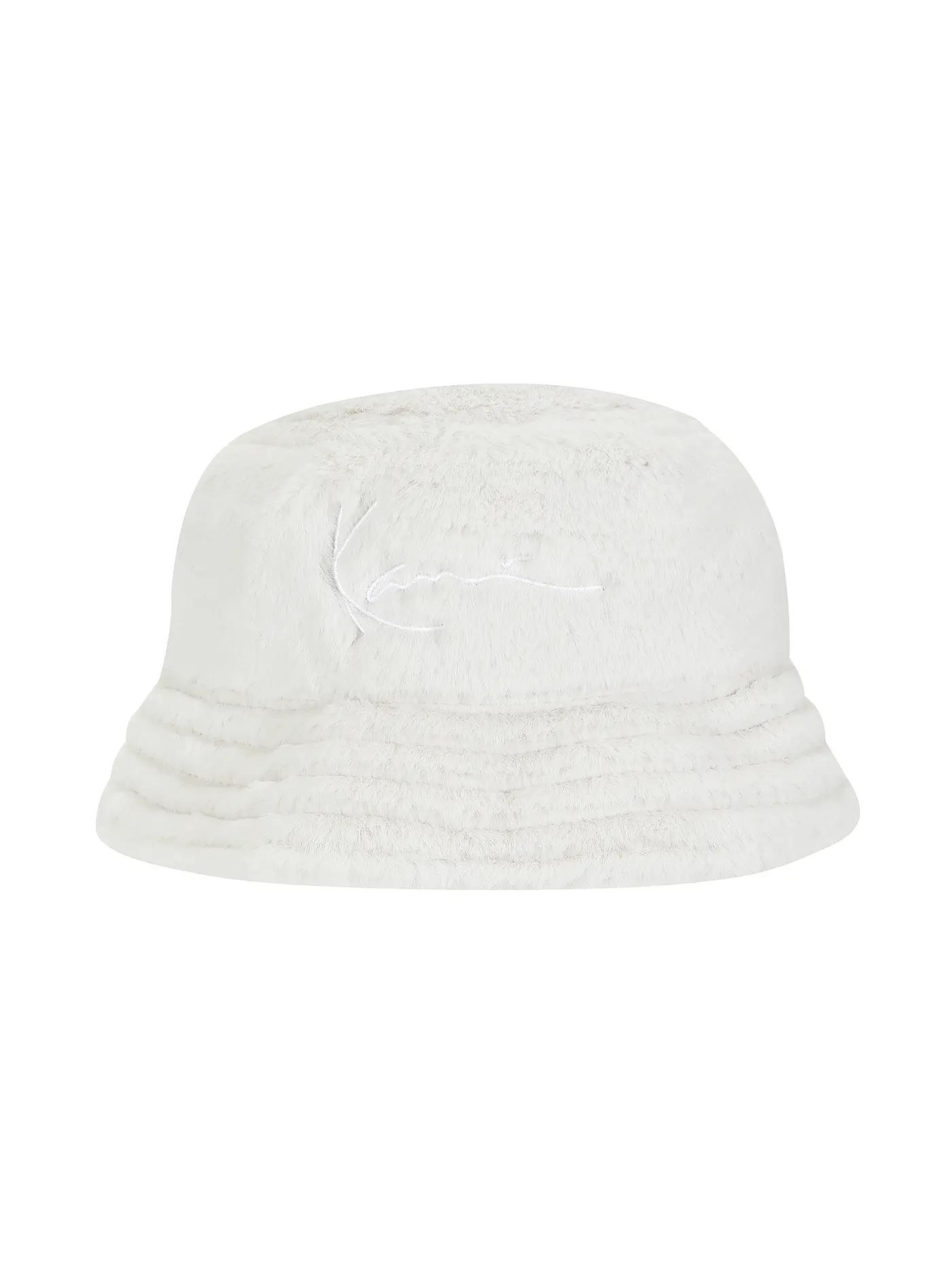 KARL KANI | Fischerhut - Bucket Hat in Felloptik | creme